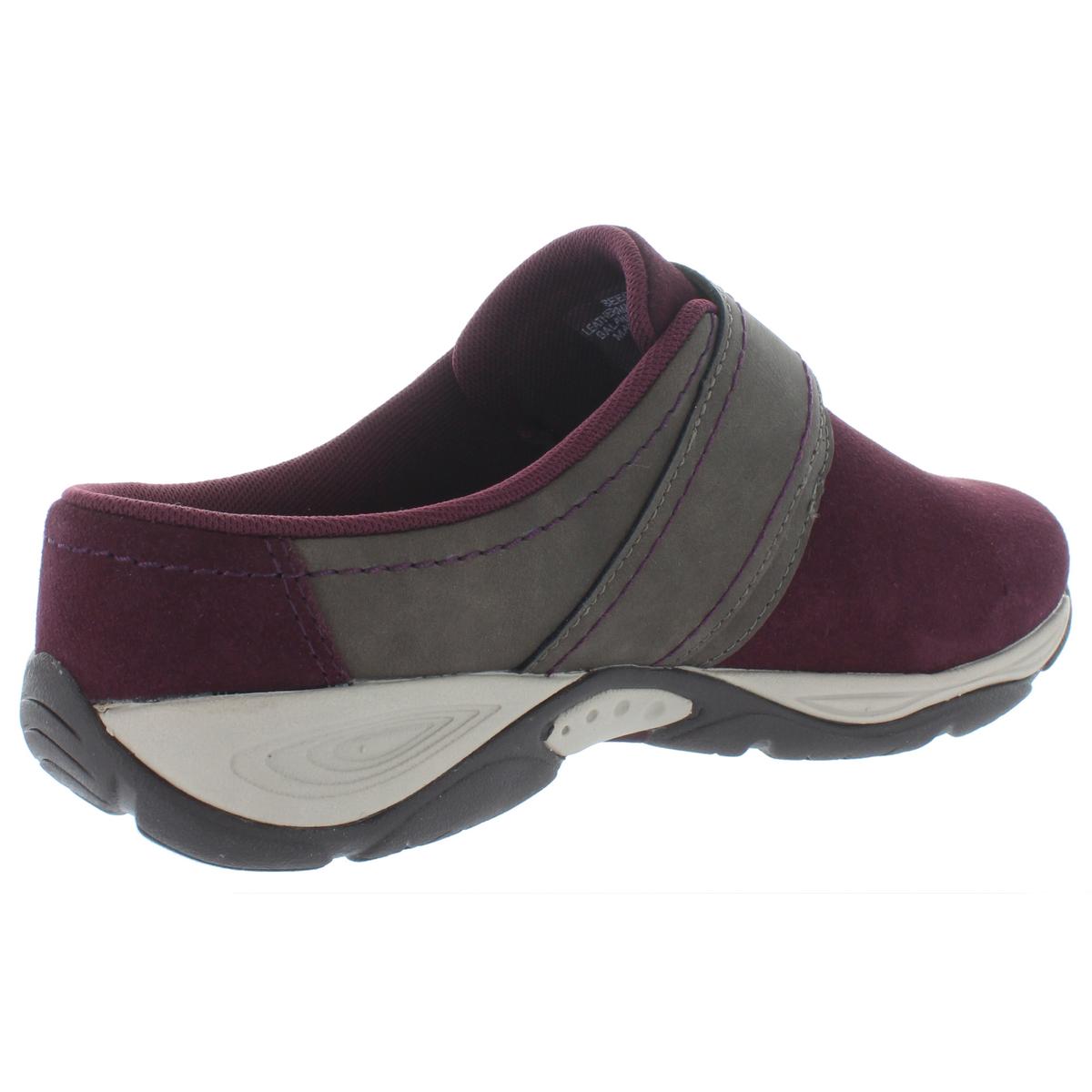 red suede flats womens