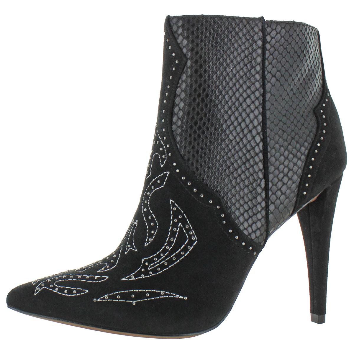 BCBG Max Azria Womens Jazleen Black Booties Shoes 6.5 Medium (B,M) BHFO ...