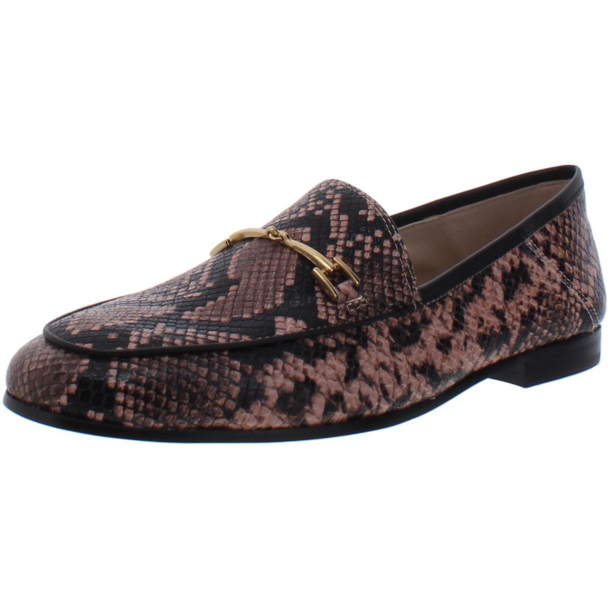 Sam Edelman Womens Loraine Pink Leather Loafers Shoes 6.5 Medium (B,M ...