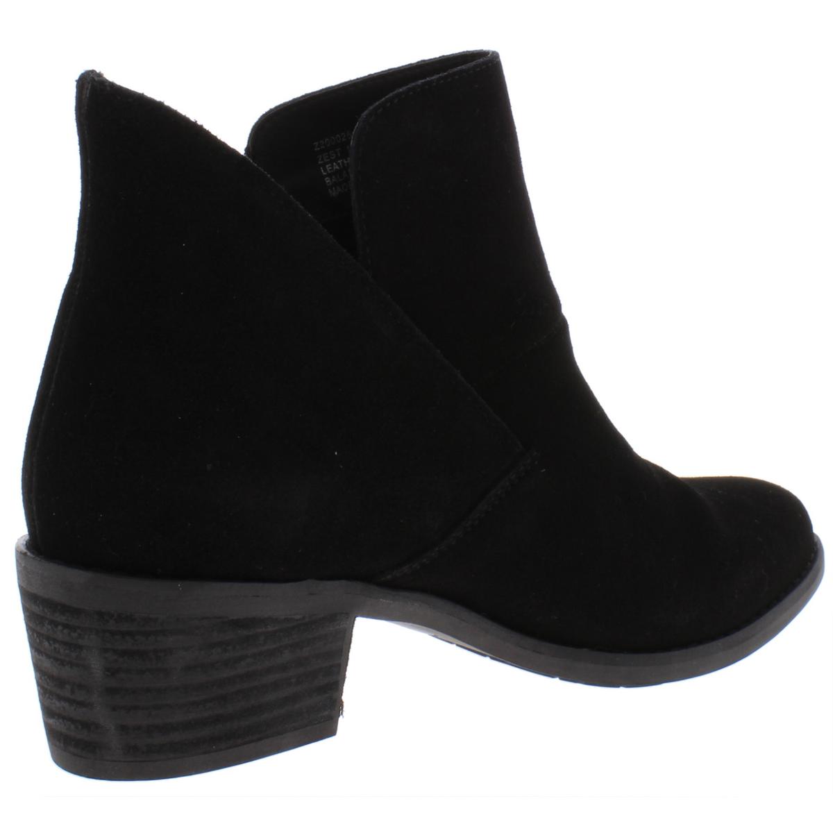 Me Too Womens Zest 14 Black Suede Ankle Booties Shoes 9.5 Medium (B,M ...