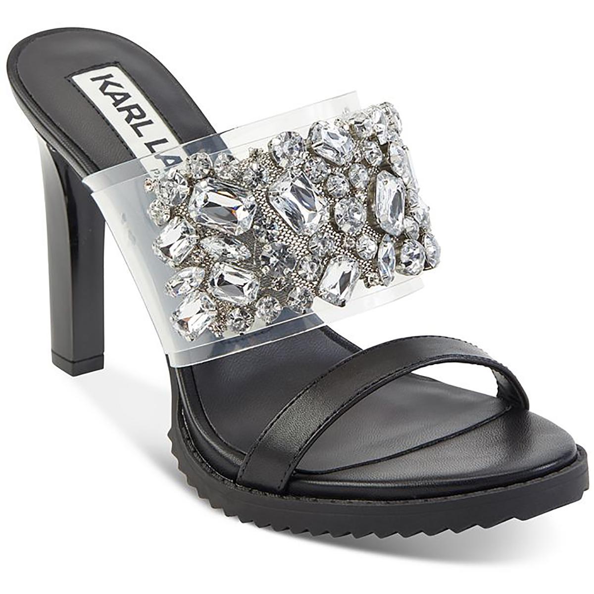Женская обувь Karl Lagerfeld Bedika со стразами, босоножки без шнуровки Mule, BHFO 7804