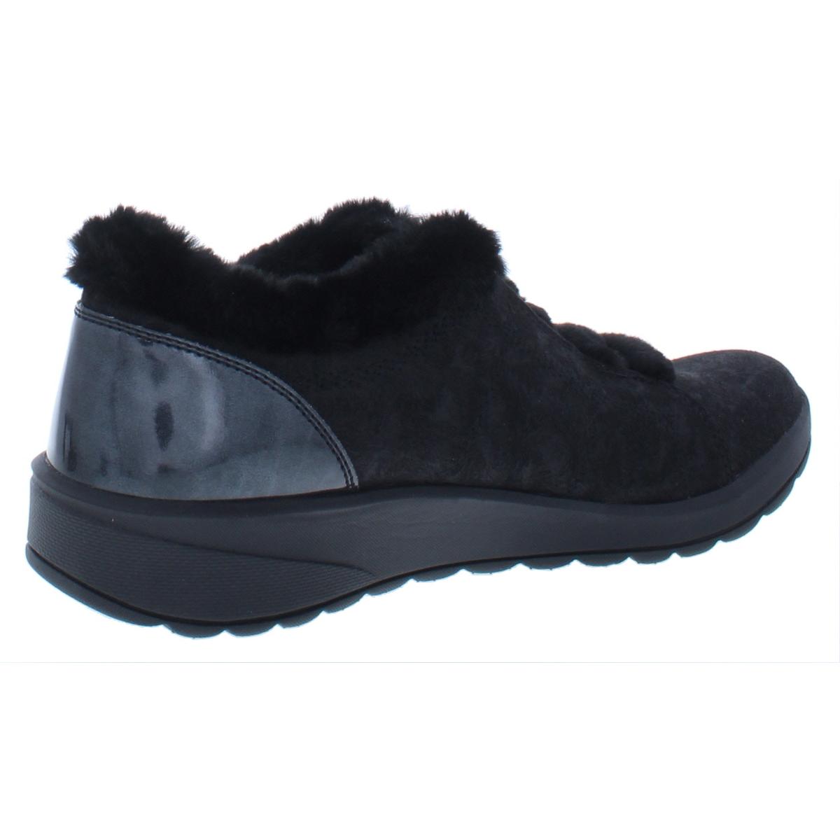 Bzees Womens Golden Faux Fur Lined Lifestyle Fashion Sneakers Shoes BHFO 1745