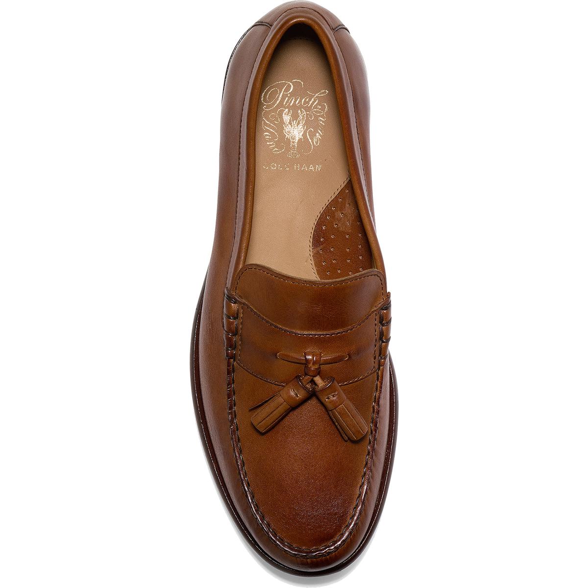Cole Haan Mens Pinch Brown Leather Tassel Loafers Shoes 9.5 Wide (E ...