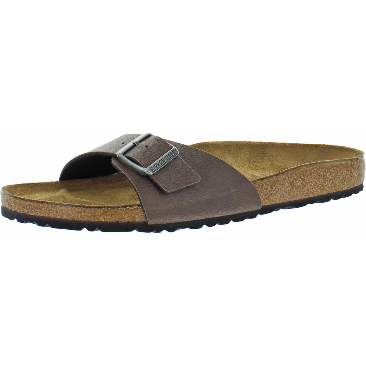 Birkenstock Mens Madrid Leather Slip On Slides Footbed Sandals Shoes BHFO 5388 | eBay