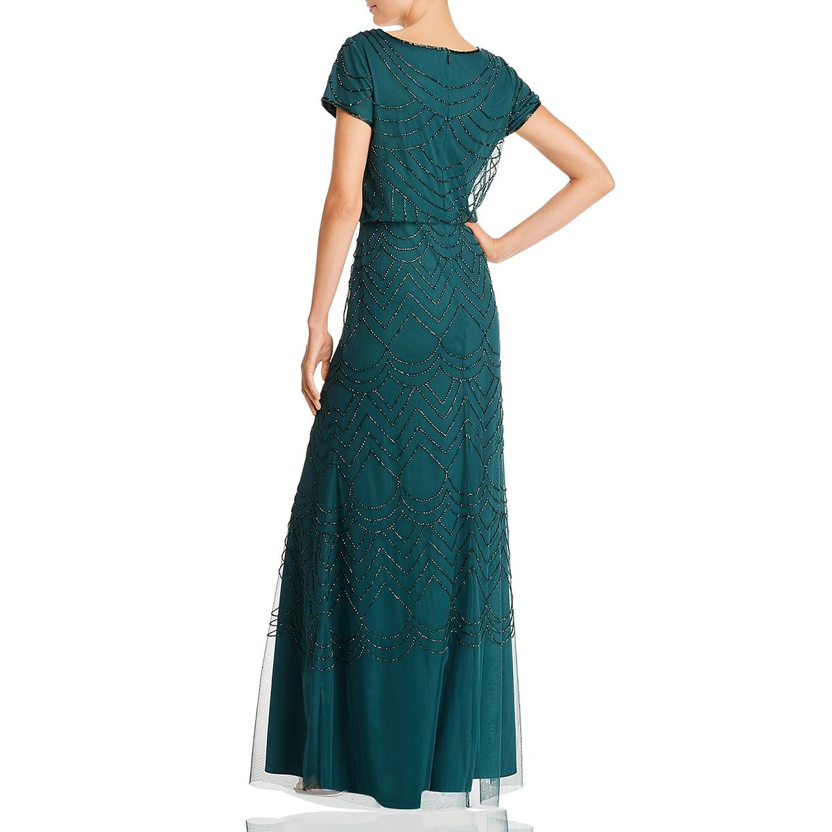 blouson evening gown