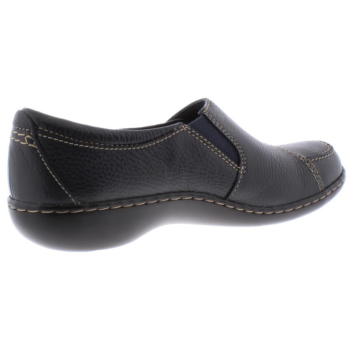 navy heeled loafers