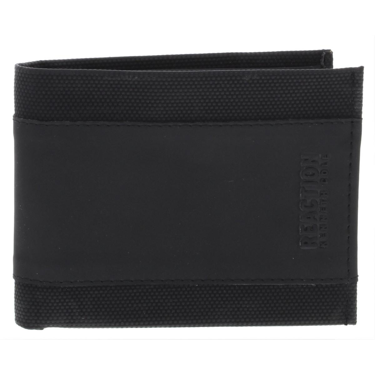 Cole Reaction Mens Black Organizer ID Holder Bifold Wallet O/S