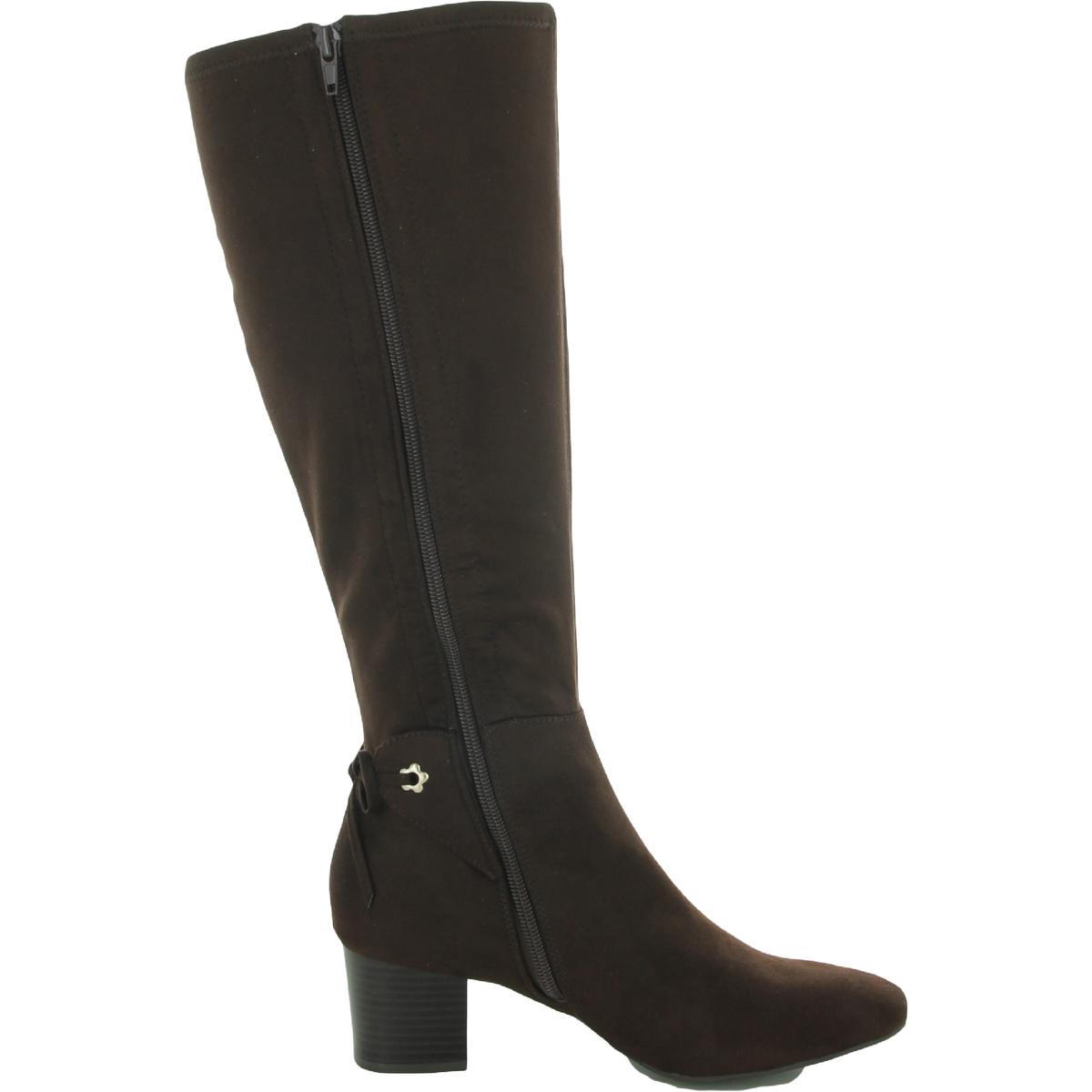 Charter Club Womens Jaccque Block Heel Almond Toe Mid-Calf Boots Shoes BHFO 2782 - Picture 8 of 12