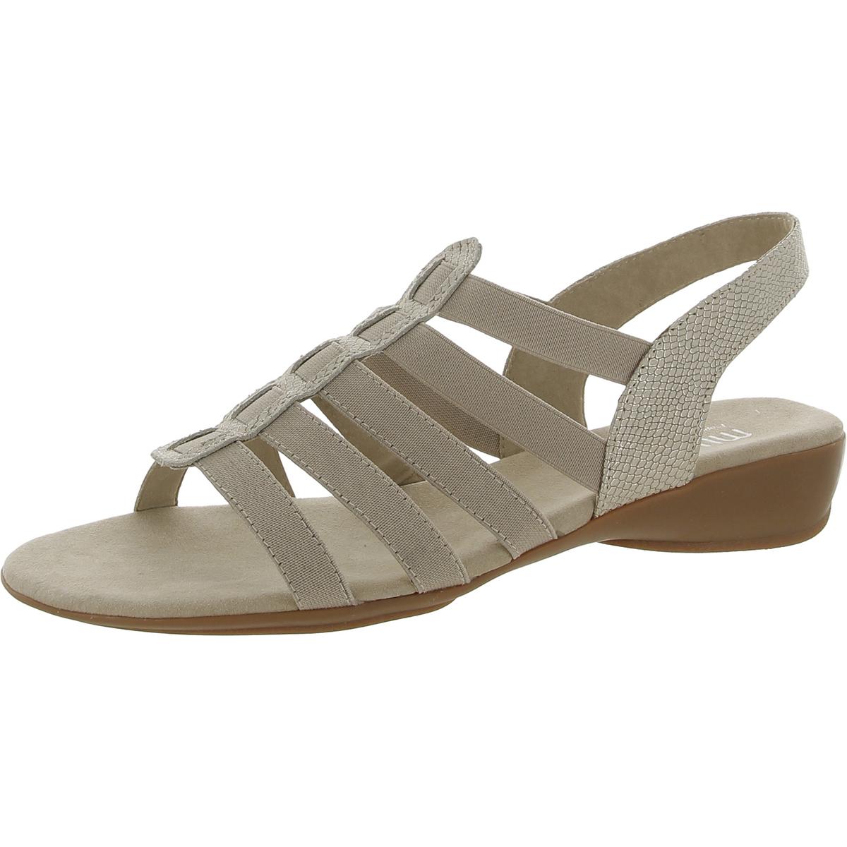 Женские кожаные босоножки на ремешках с открытым носком Munro Womens Darian II BHFO 5544
