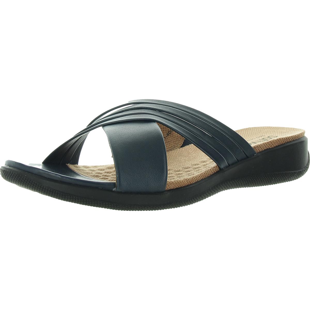 Женские босоножки на танкетке SoftWalk Womens Tillman с плетеным каблуком на танкетке BHFO 5732
