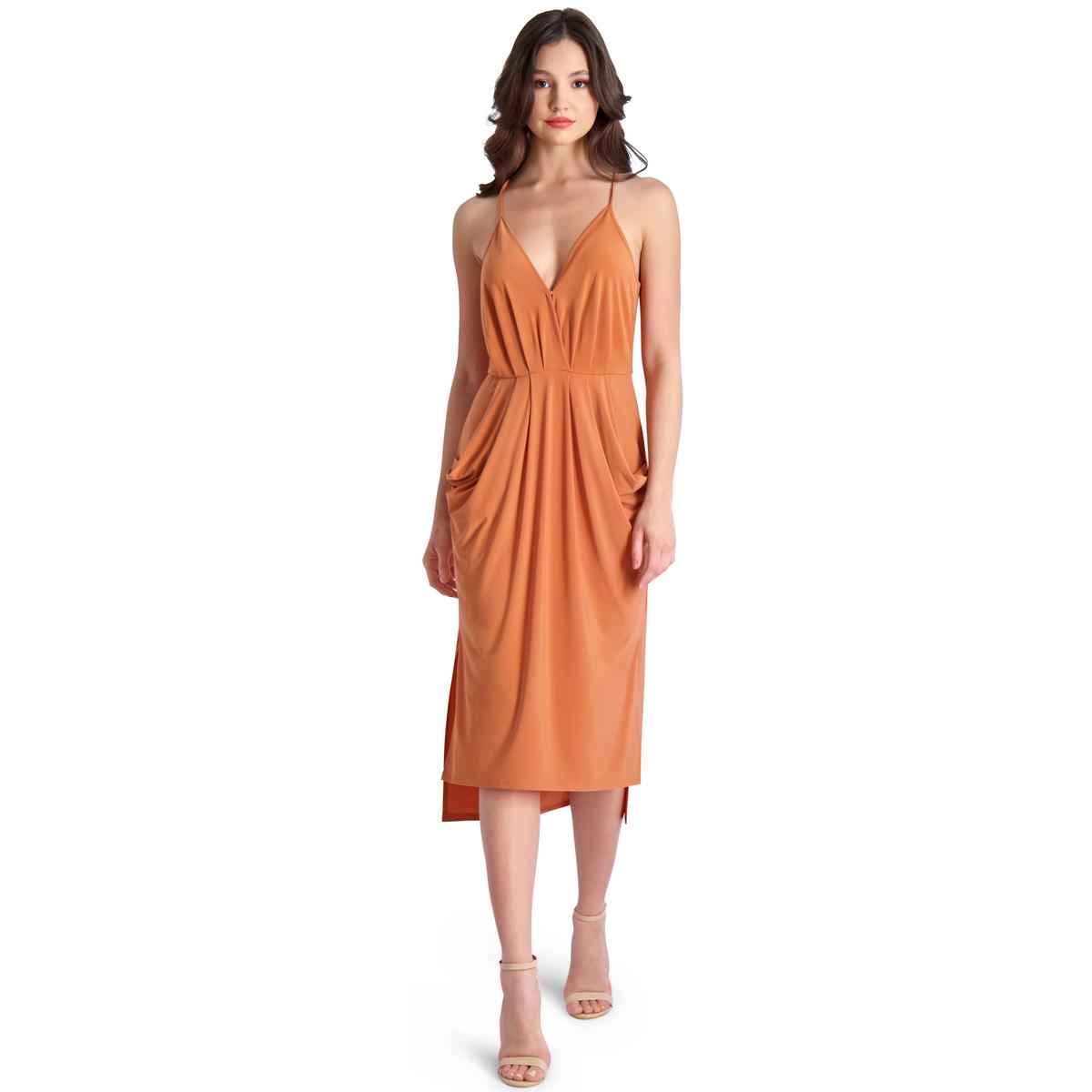 Bcbgeneration faux wrap midi dress sale