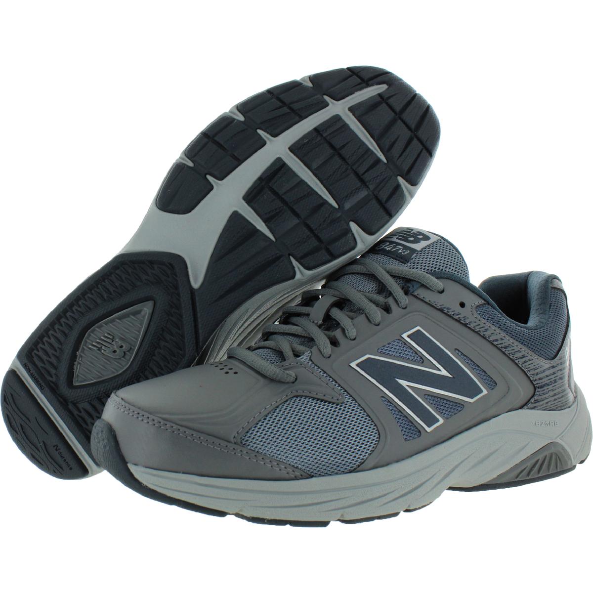 New Balance Mens 847 V3 Faux Leather Trainer Walking Shoes Sneakers ...