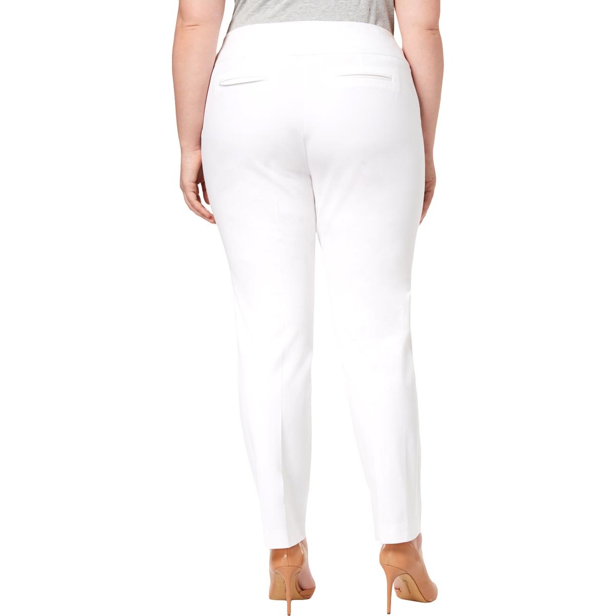 white straight leg pants womens