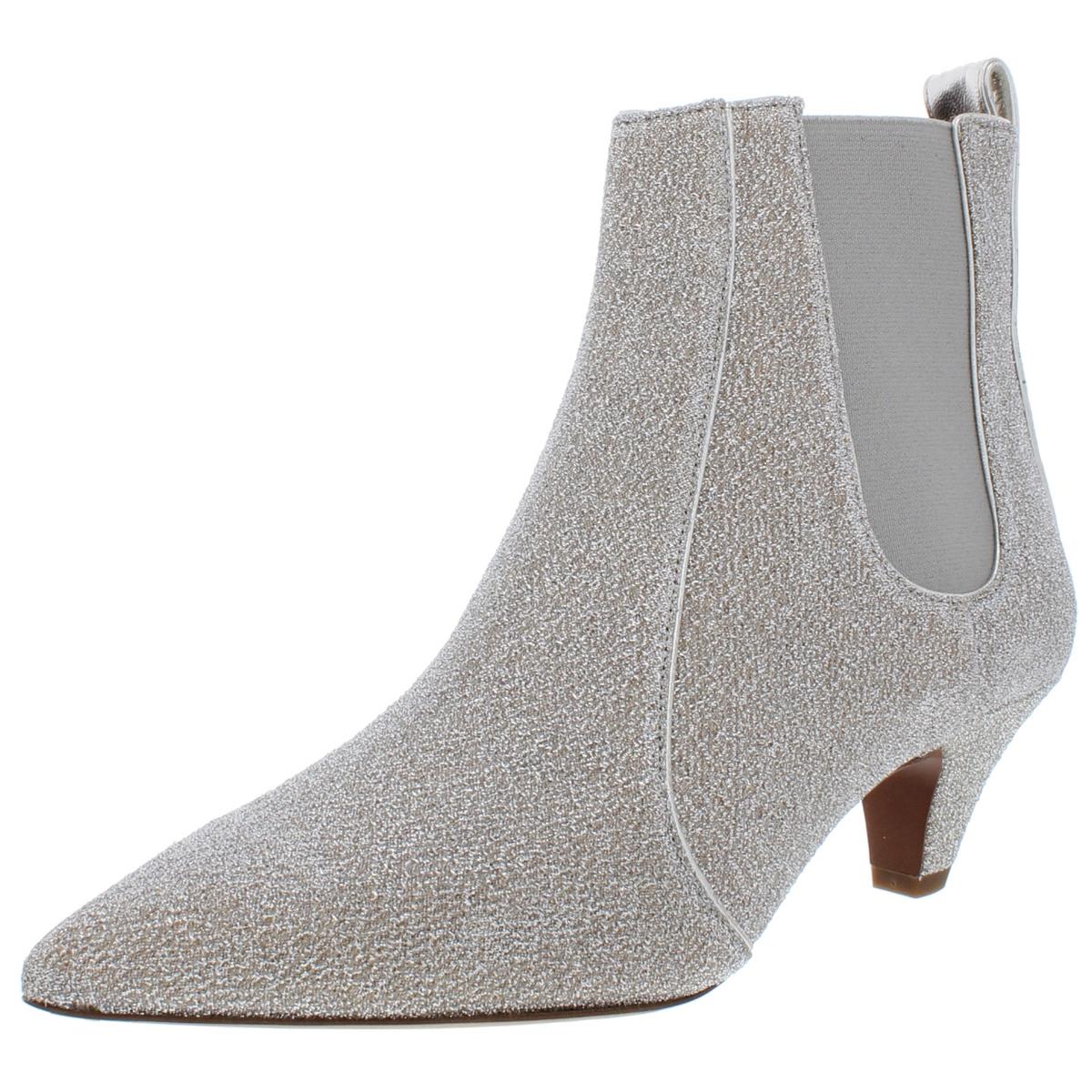 ladies silver booties