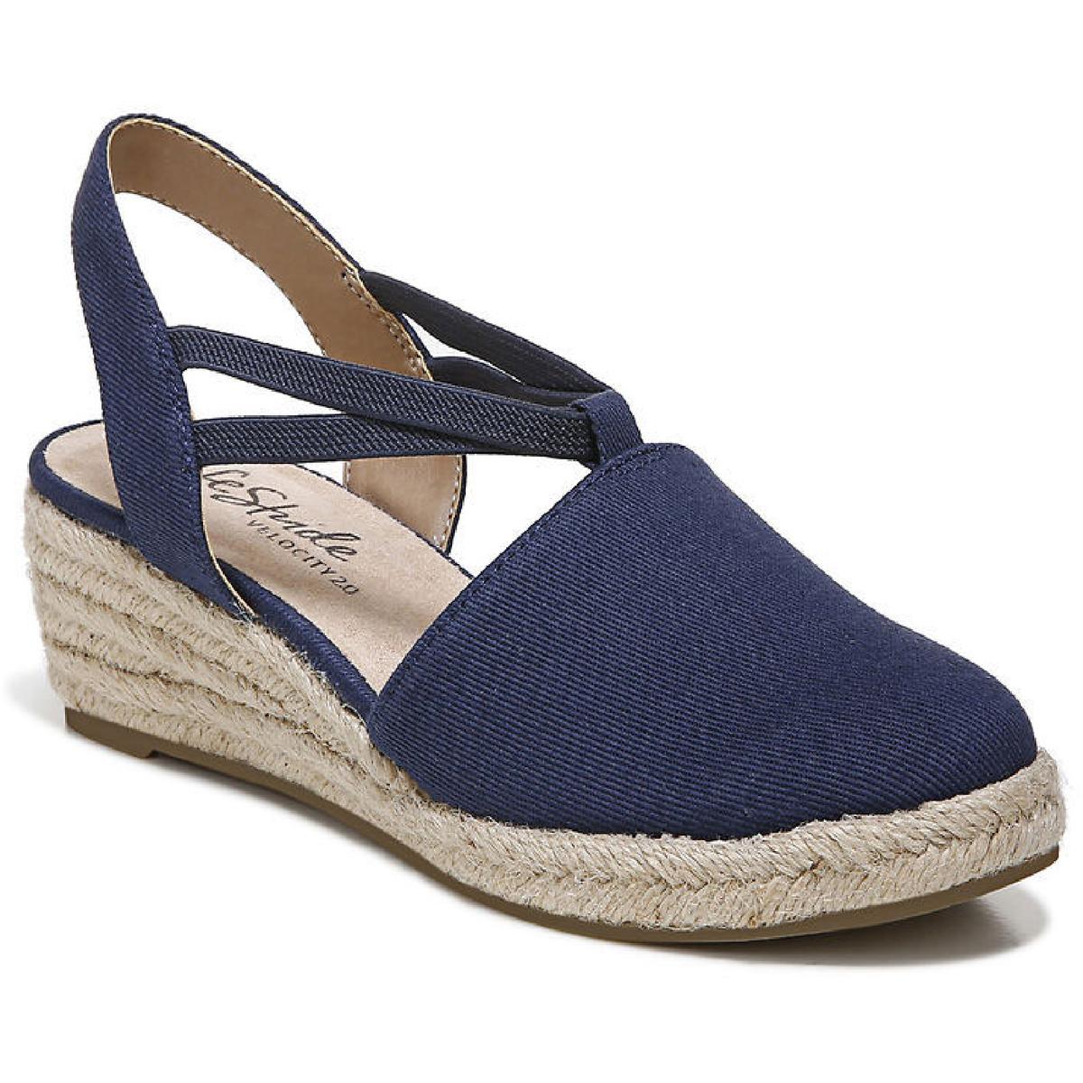 LifeStride Womens Katrina 2 Cushioned Footbed Wedge Sandals Shoes BHFO 6769 - Picture 16 of 21