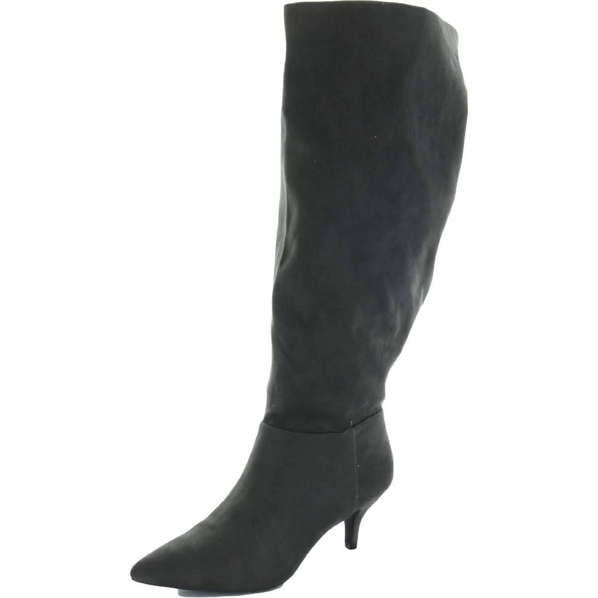 journee collection womens vellia kitten heel over the knee boots