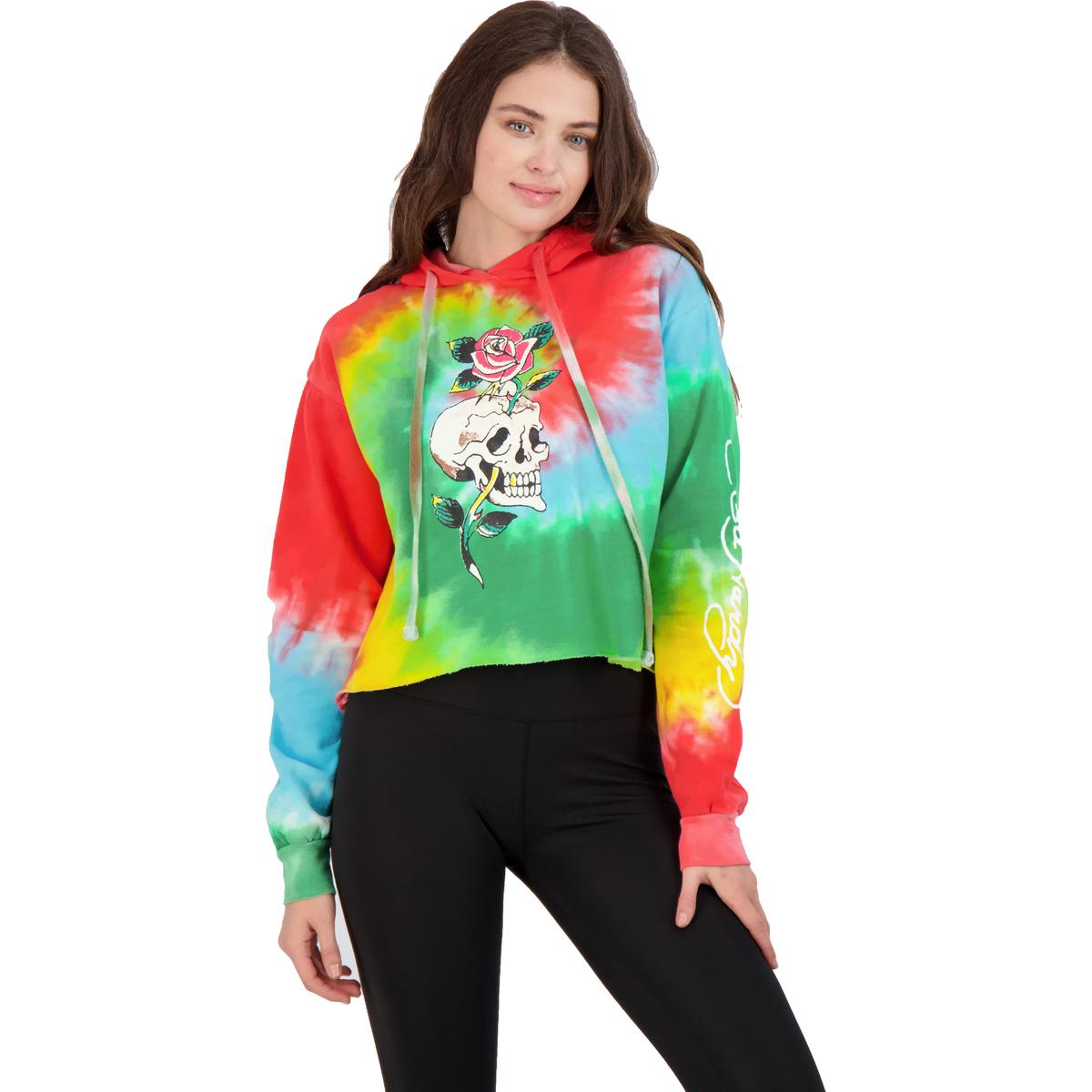 Tie Dye Printed Cropped Hoodie | eBay