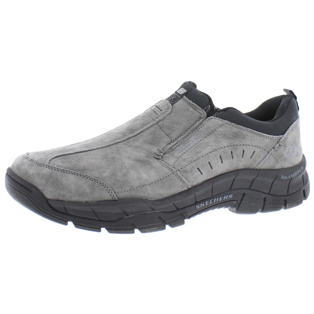 Skechers Mens Rig Mountain Top Gray Slip-On Sneakers 8 Medium (D) BHFO ...