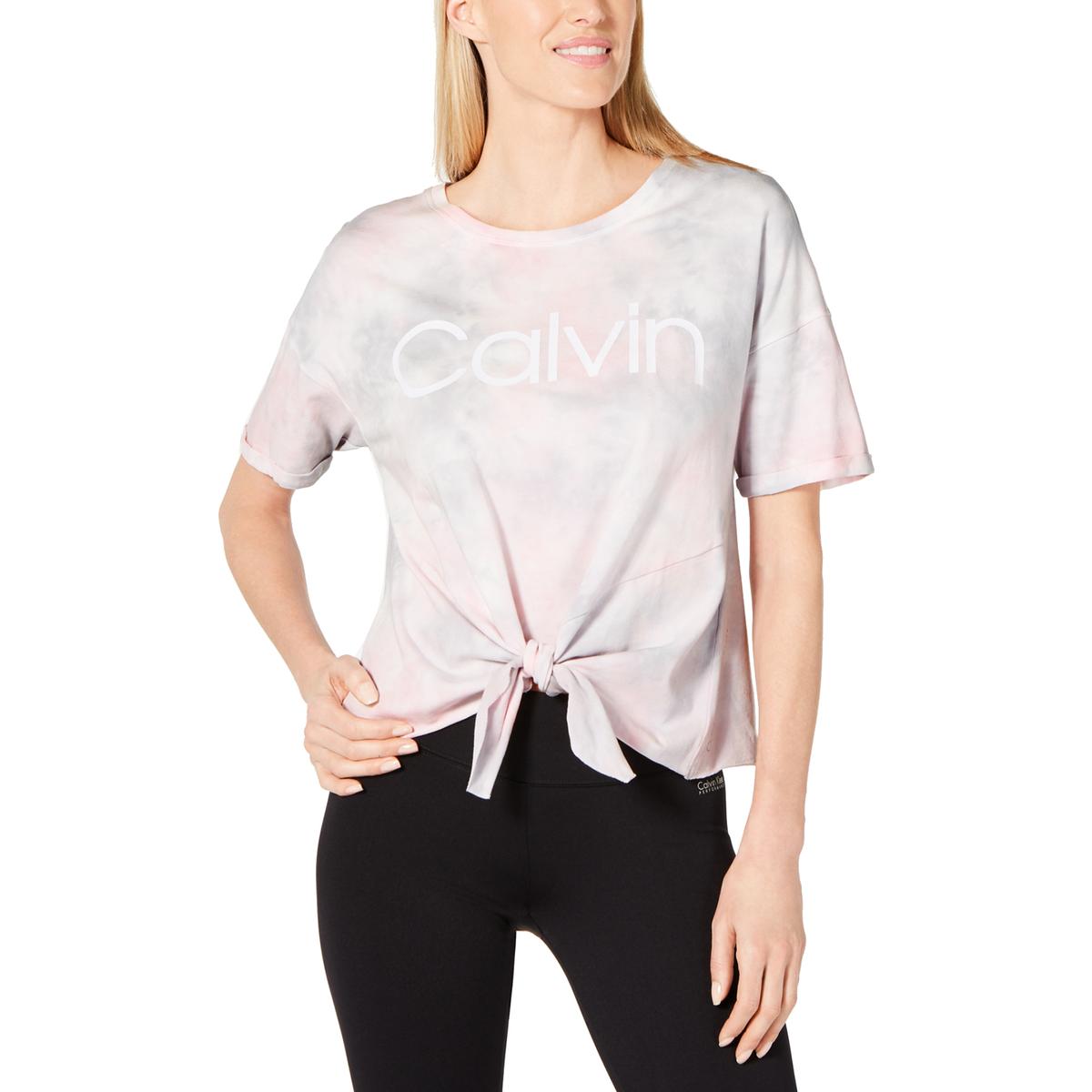 calvin klein tie front blouse