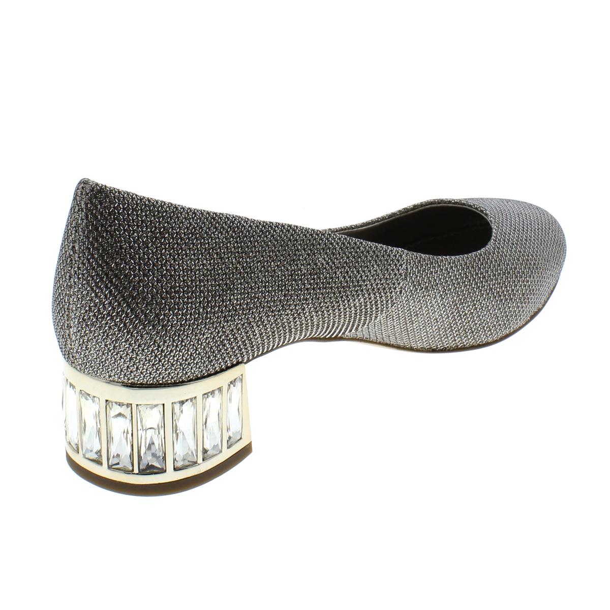 Anne Klein Womens Haedyn Gold Heels Dress Pumps Shoes 5.5