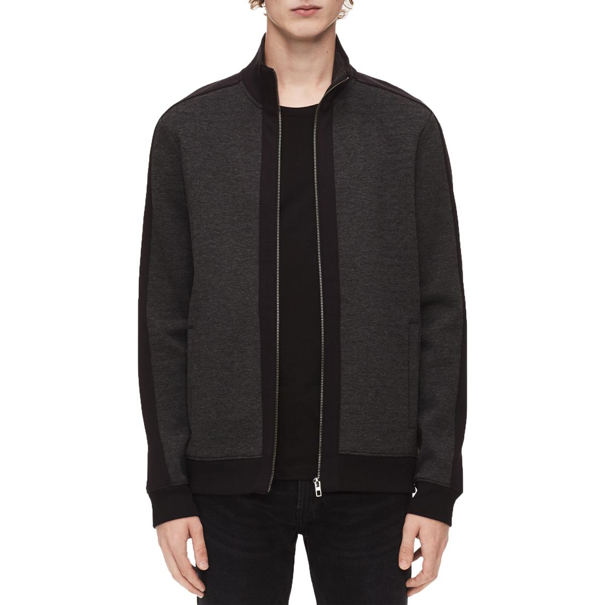 Calvin Klein Mens Black Colorblock Lightweight Casual Jacket Coat XL ...