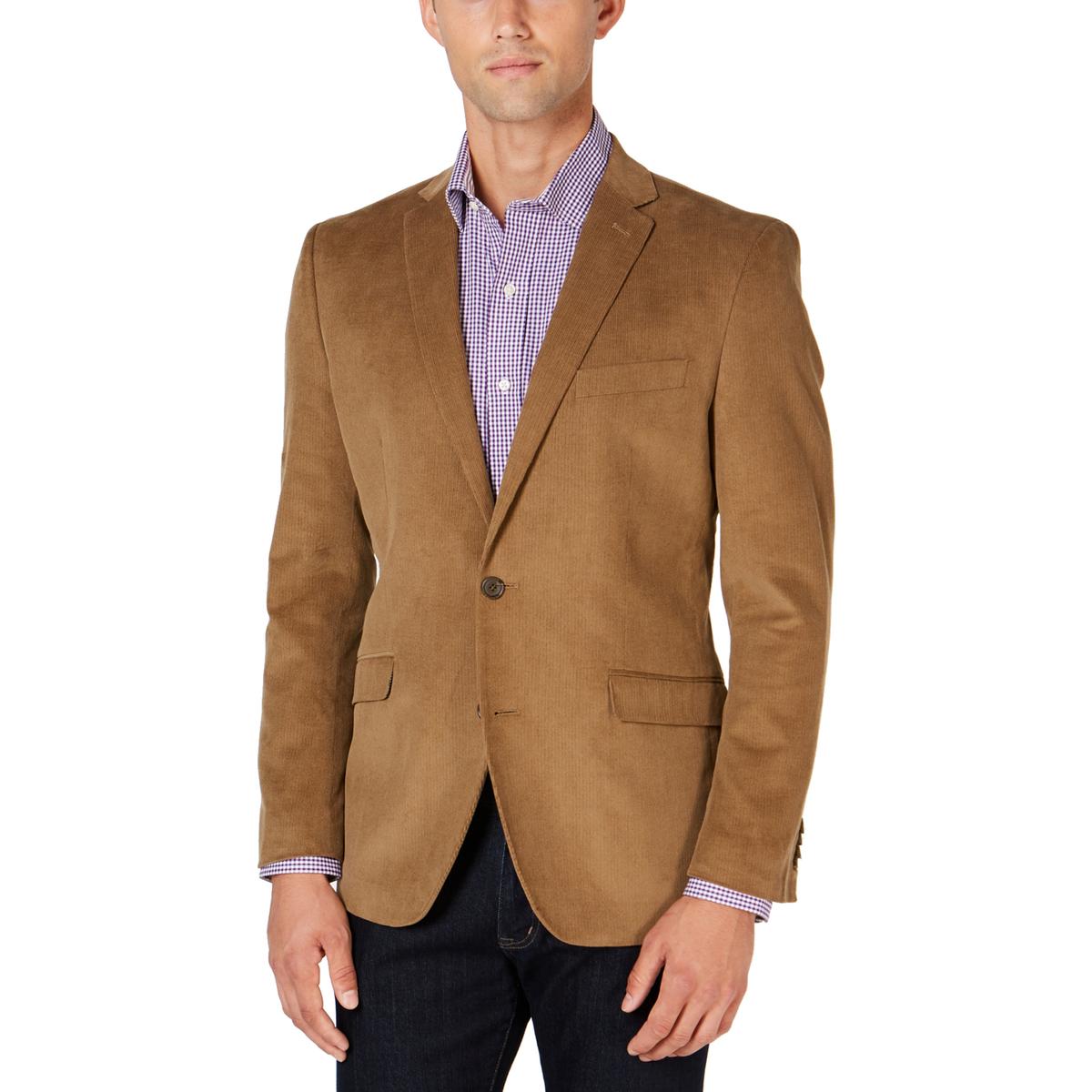 Unlisted Cole Mens Tan SlimFit Corduroy Sportcoat Blazer 36S