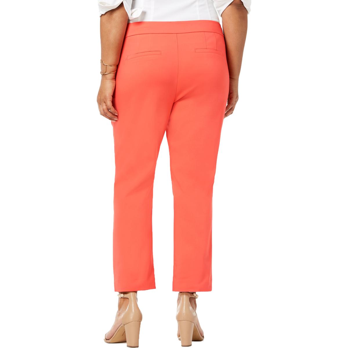 orange ankle pants