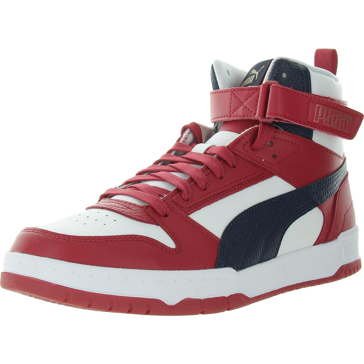 Баскетбольная обувь Puma Mens GAME Red с высокими берцами, кроссовки 11.5 Medium (D) BHFO 3608