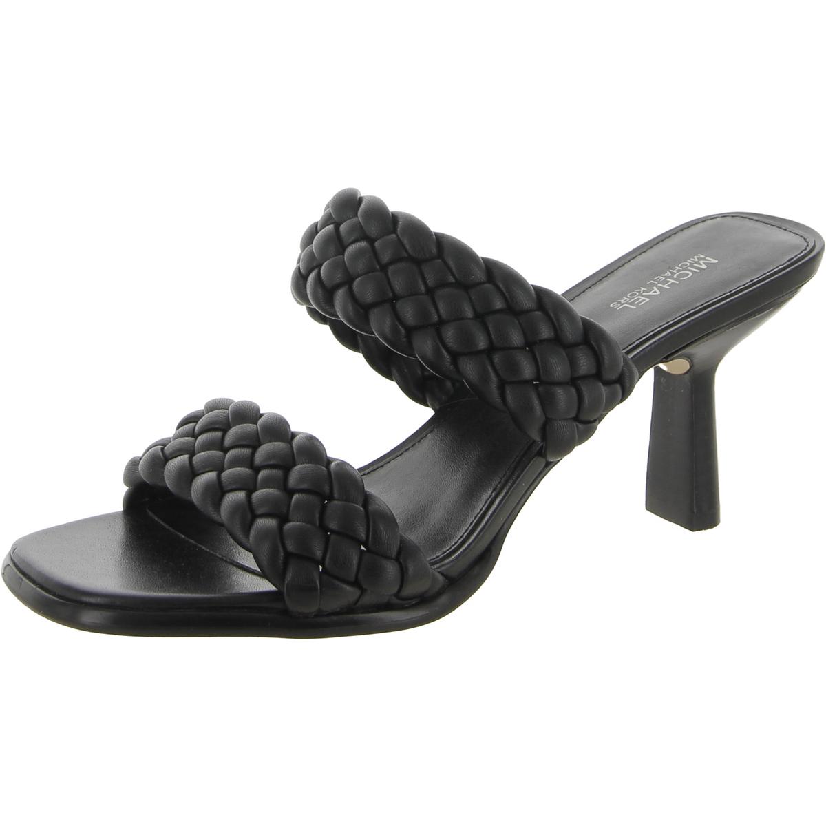 MICHAEL Michael Kors Женские шлепанцы Amelia черного цвета, 6 средних размеров (B,M), BHFO 9549