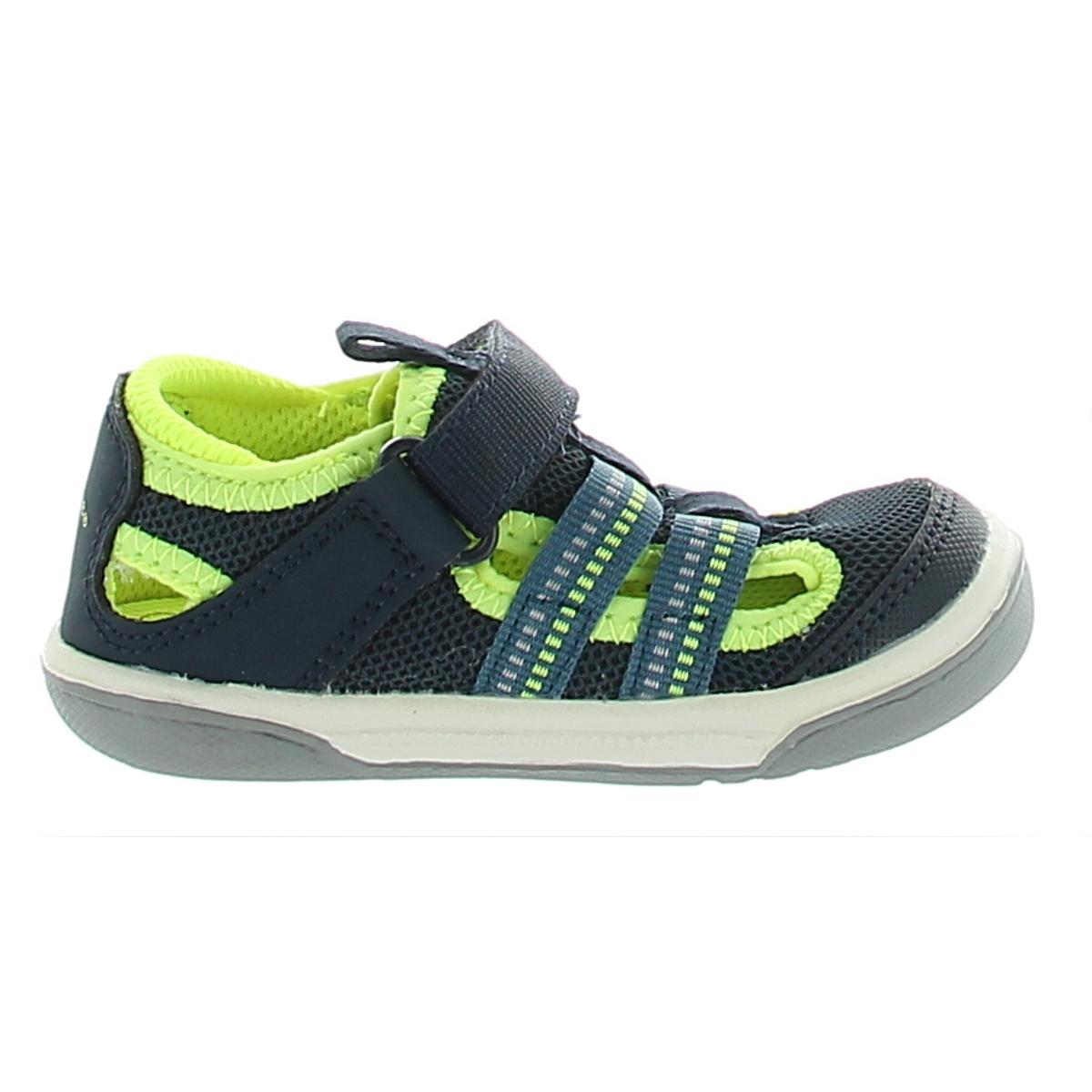 Stride Rite Boys Liam Navy Fisherman Sandals Shoes 8 Wide (E) Toddler BHFO 8635 | eBay