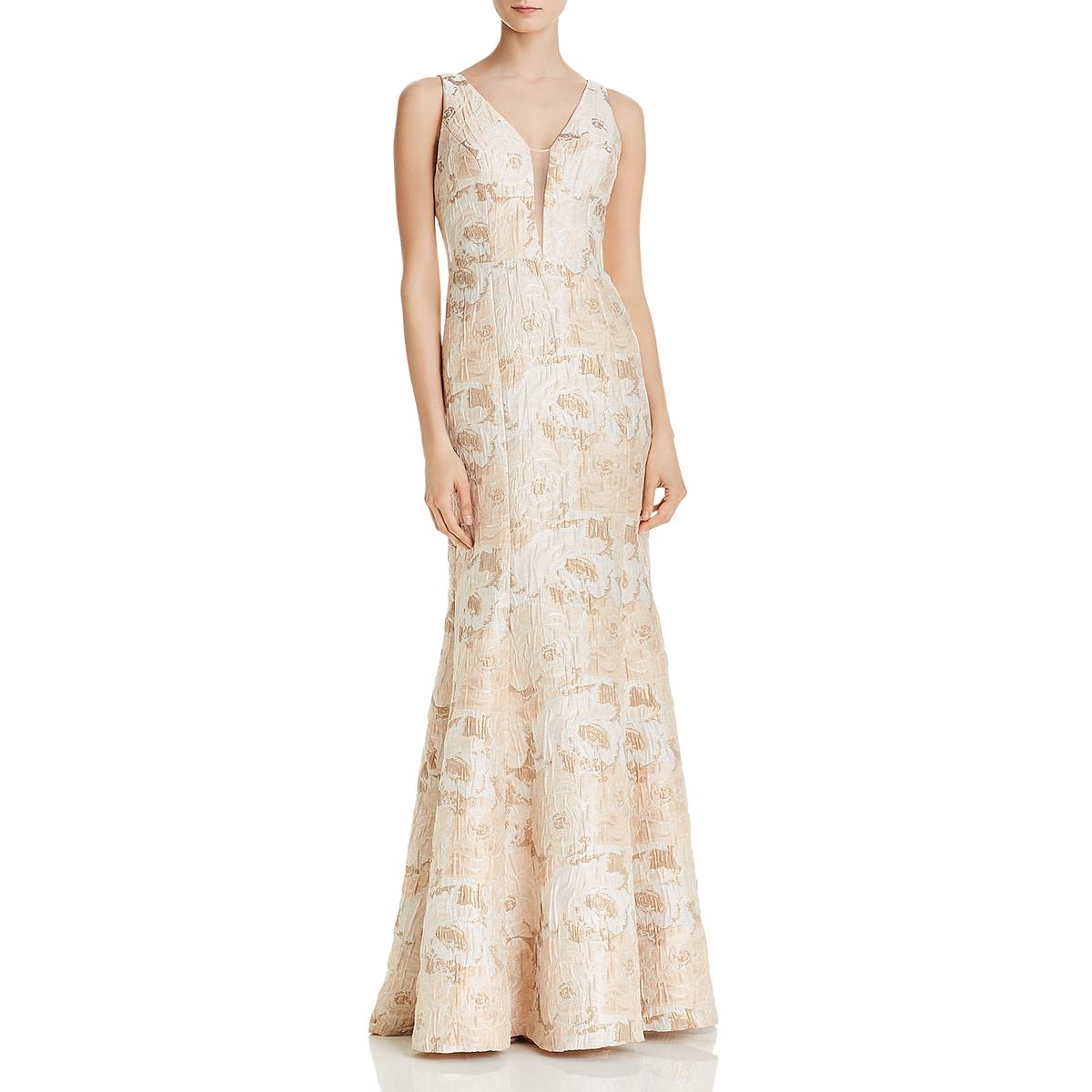 aidan mattox brocade gown