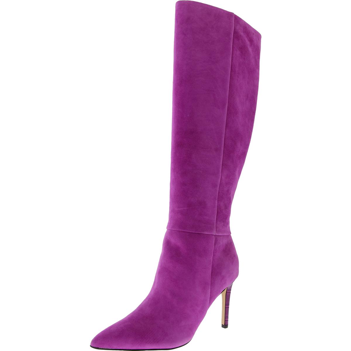 Nine West Richy elegante hohe kniehohe Damenstiefel aus Leder Schuhe BHFO 7607 - Bild 7 von 13
