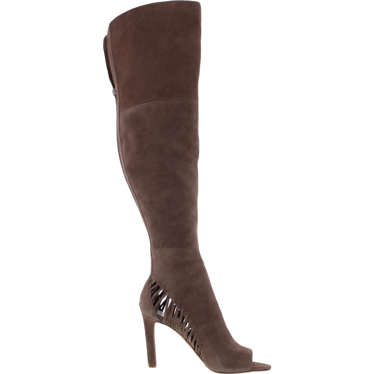 Vince Camuto Womens Shassa Suede Open Toe Over-The-Knee Boots Shoes BHFO 1638 
