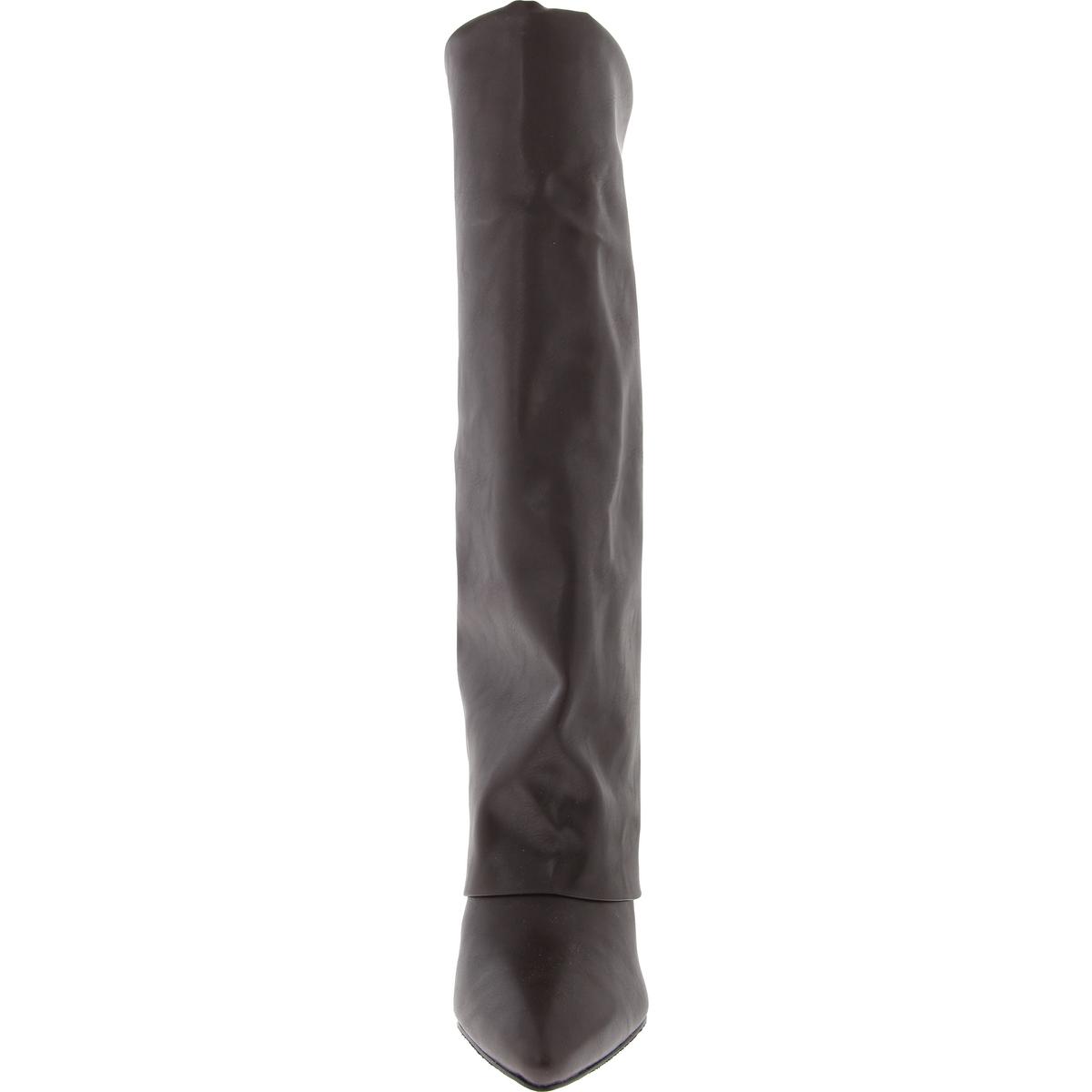Madden Girl Womens Evanderwc Faux Leather Cuffed Knee-High Boots Shoes BHFO 8026 - Picture 12 of 15