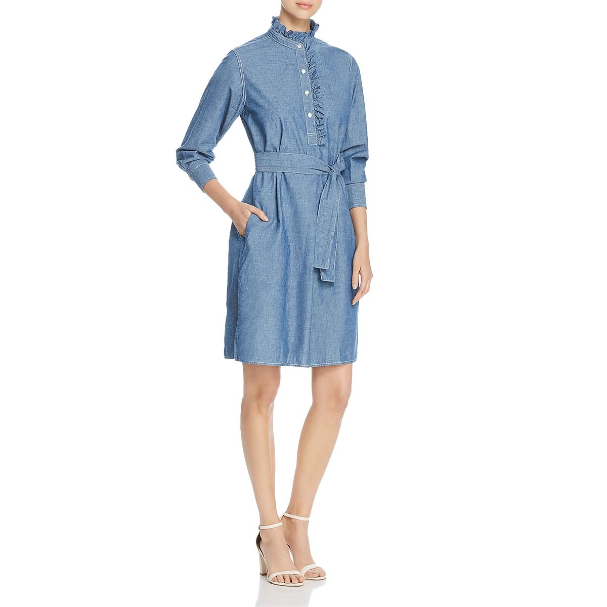 tory burch nadia denim dress