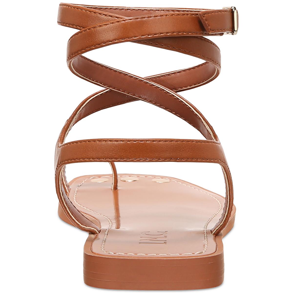 Men's Brown Gladiator Sandals – Handmade Leather Ankle Strap (Made In Italy)