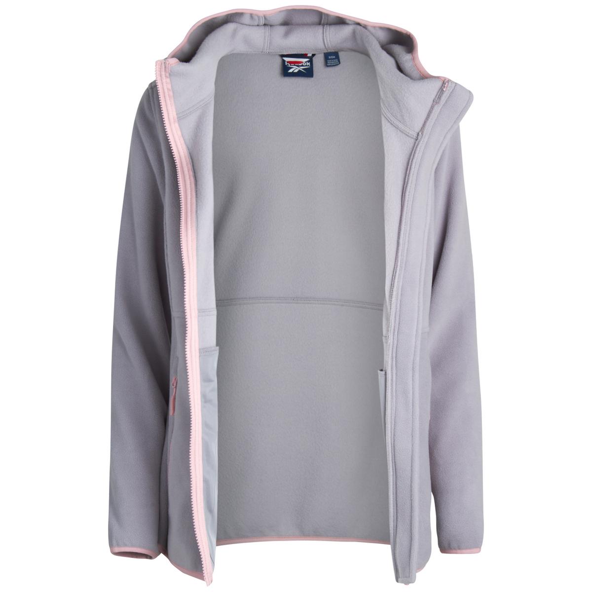 Reebok Womens Fleece Lightweight Outerwear Fleece Jacket Coat BHFO 7718