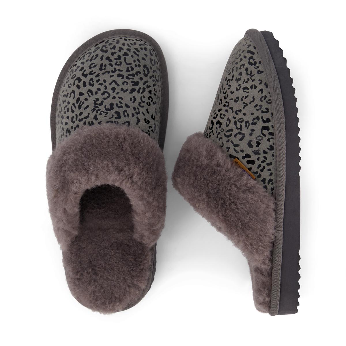 EMU Ridge Harper Suede Merino Wool Lined Slip On EVA Womens Mule Slippers - Picture 11 of 16