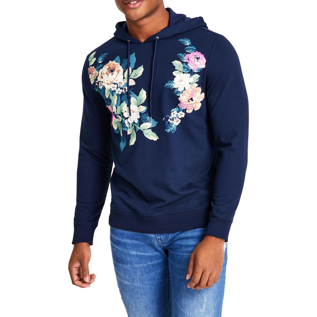 Floral deals hoodie mens