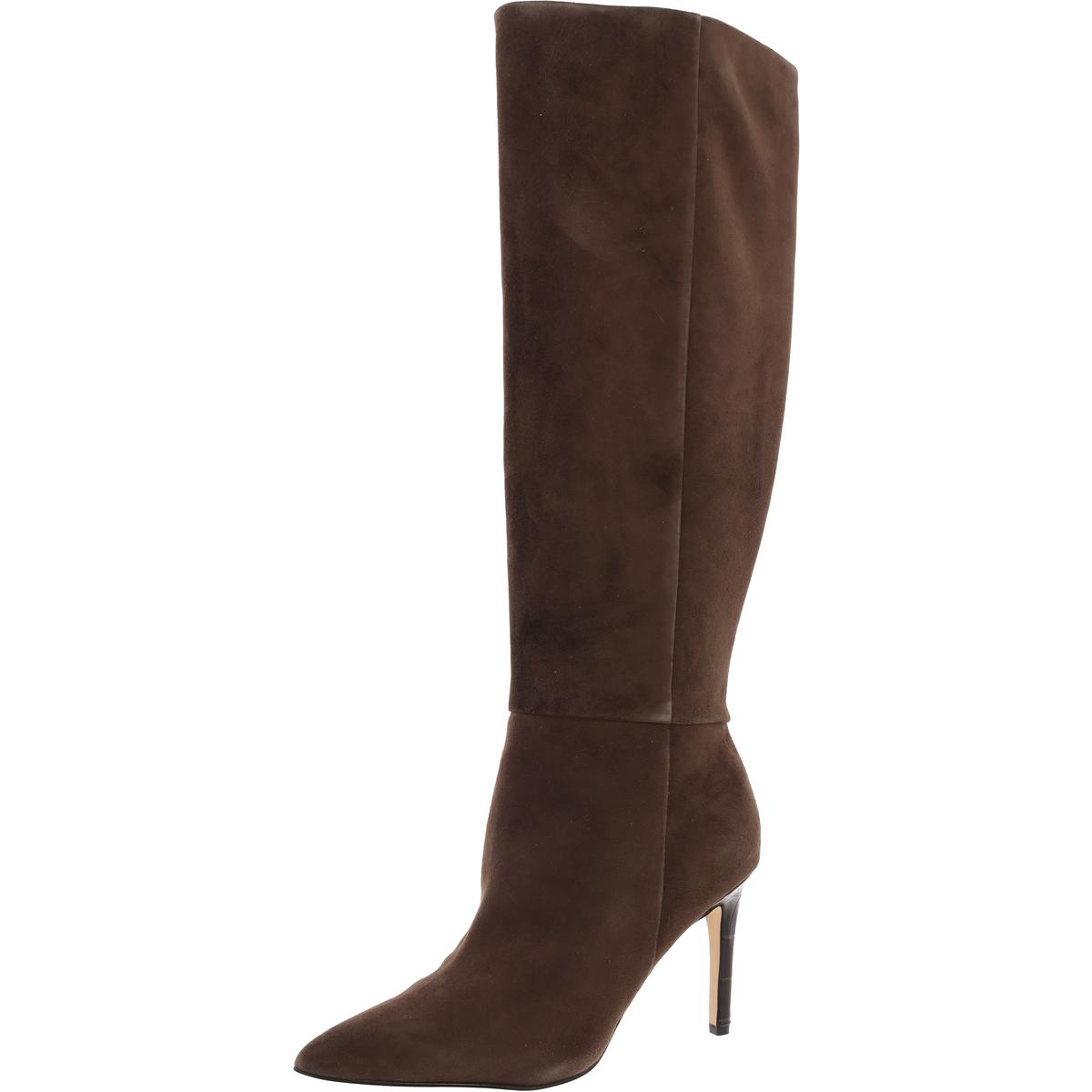 Nine West Richy elegante hohe kniehohe Damenstiefel aus Leder Schuhe BHFO 7607 - Bild 4 von 13