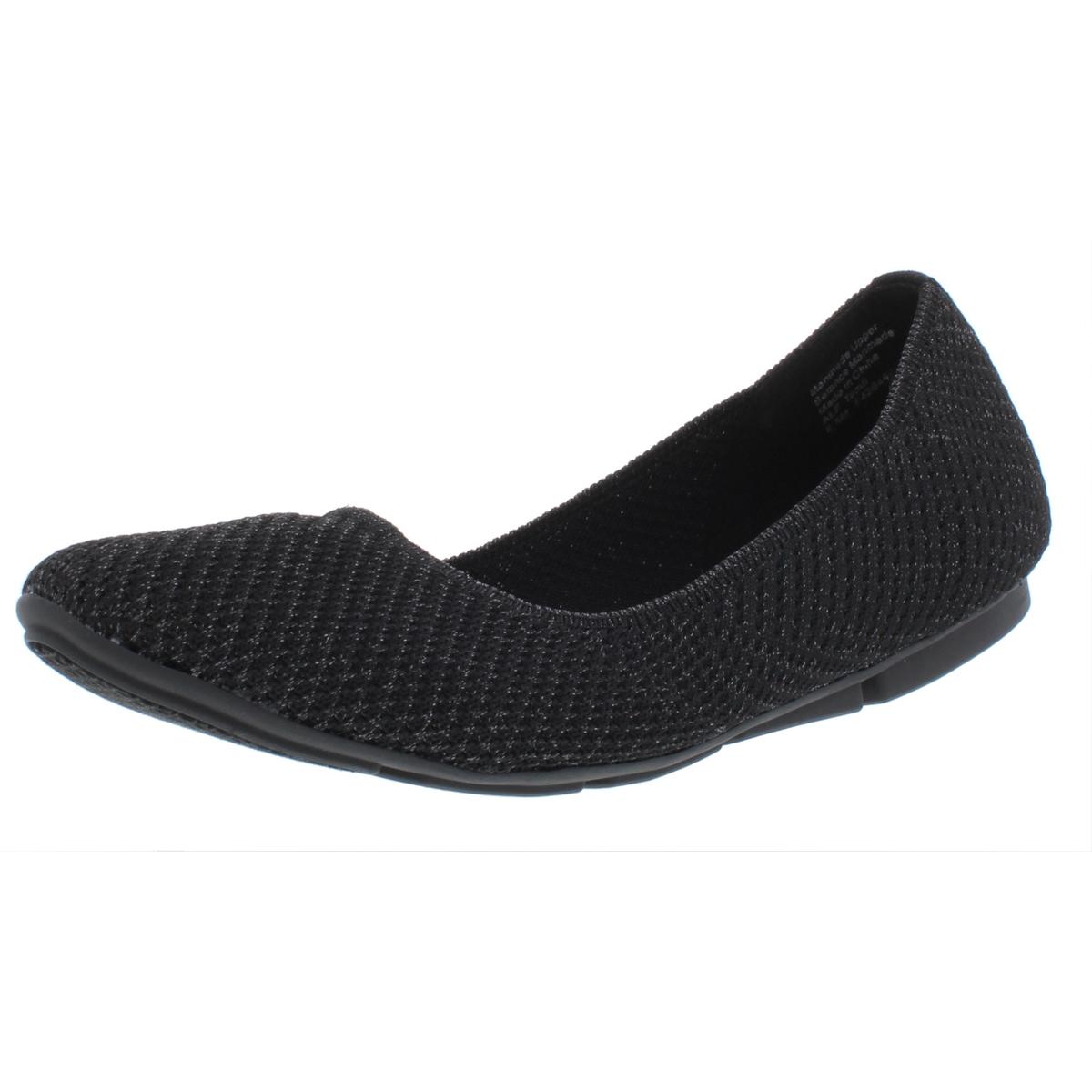 cushioned black flats