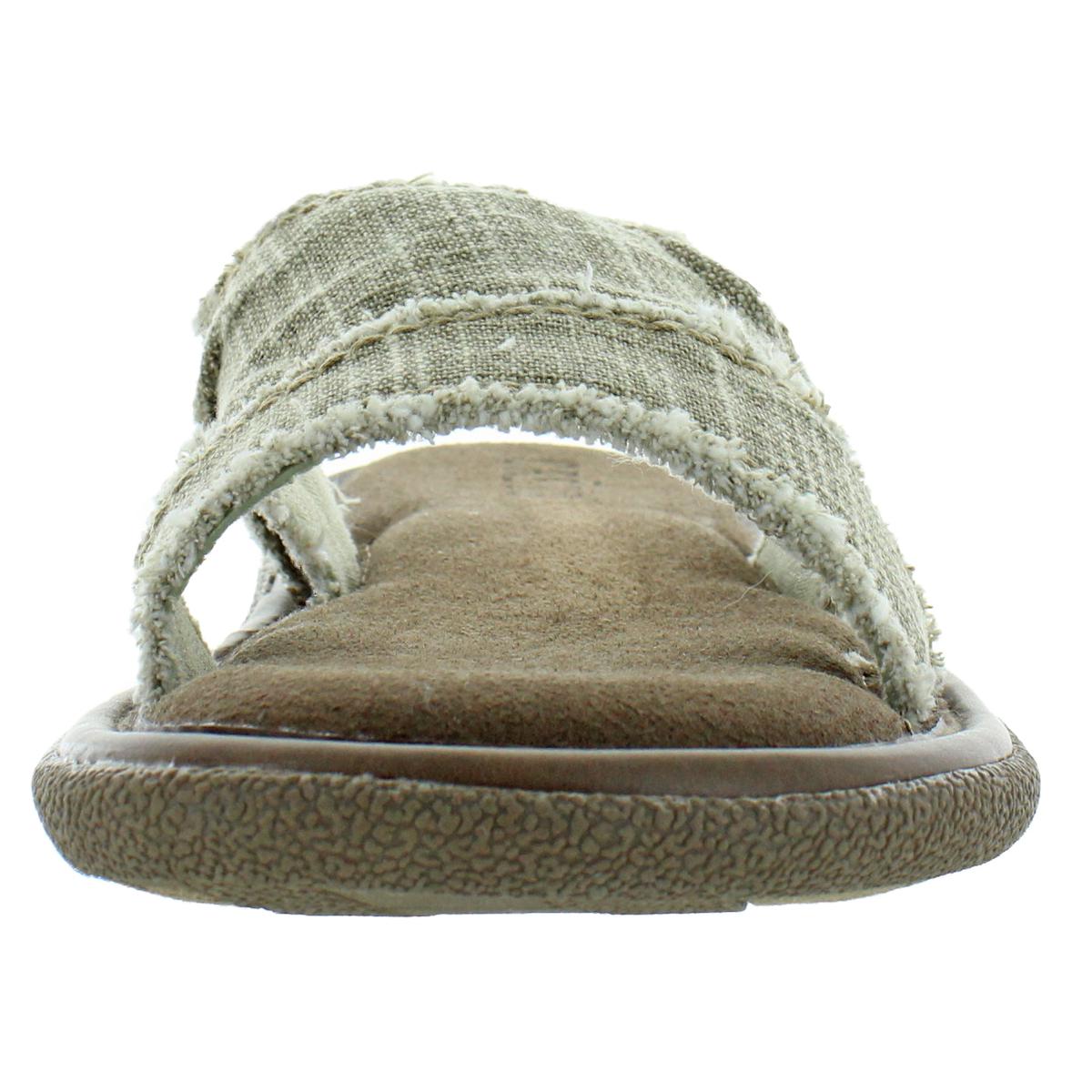 Crevo Cory Frayed Hemp Memory Foam Slide Sandals for Men eBay