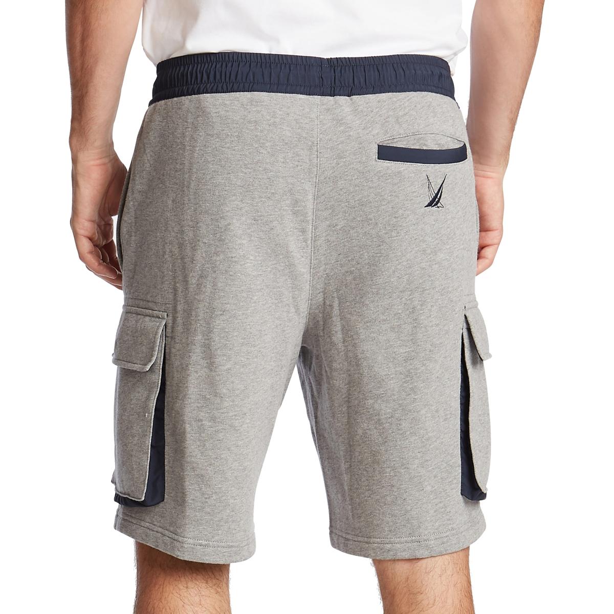 fleece cargo shorts mens