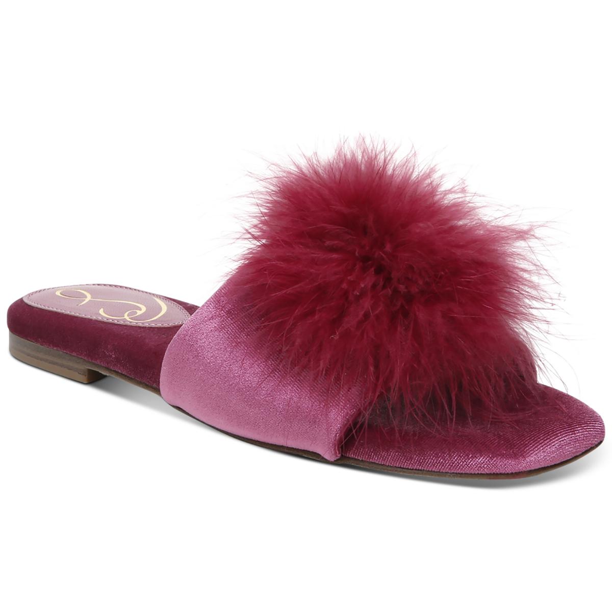Sam Edelman Женские шлепанцы Francie Faux Shearling Slip On Slides Shoes BHFO 2530 11190₽