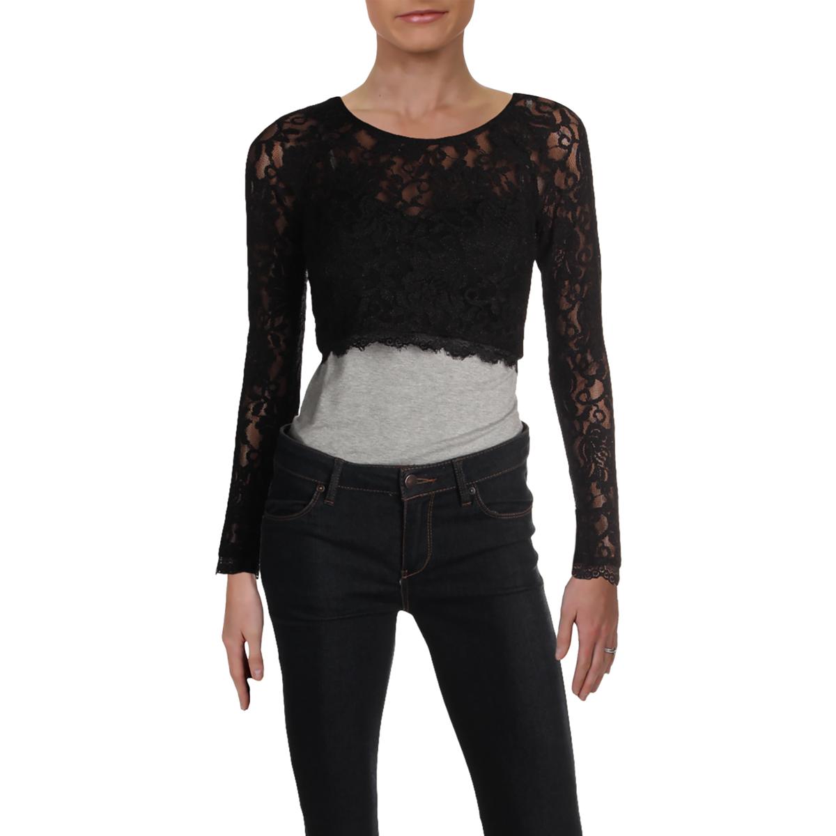 black glitter crop top