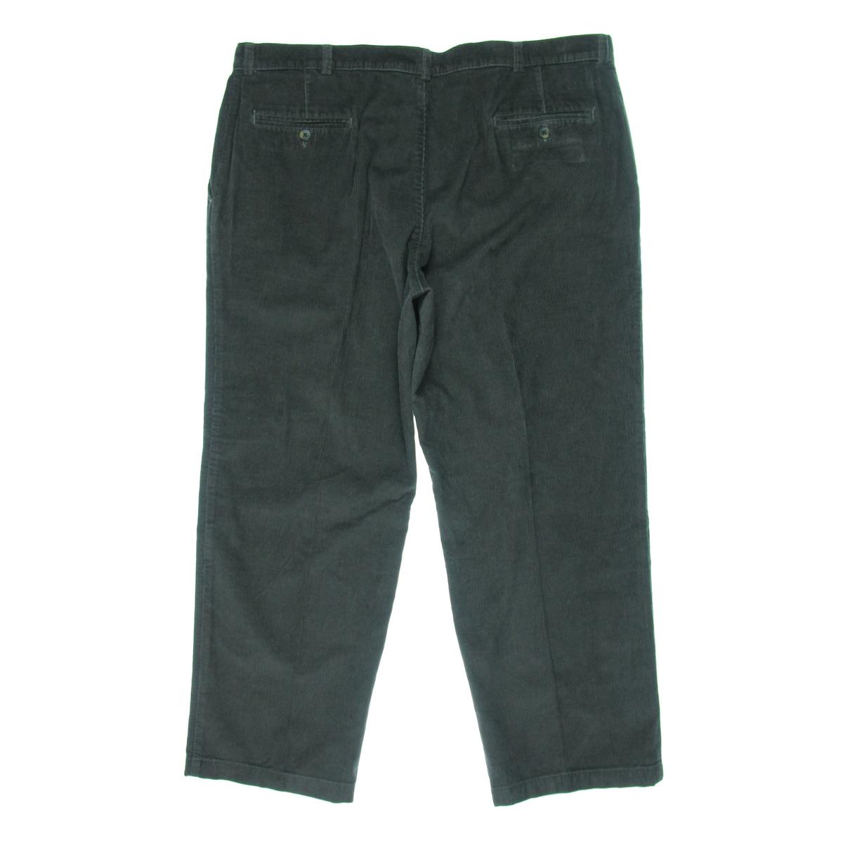 Haggar 1573 Mens Comfort Waist Classic Fit Corduroy Pants Trousers BHFO ...