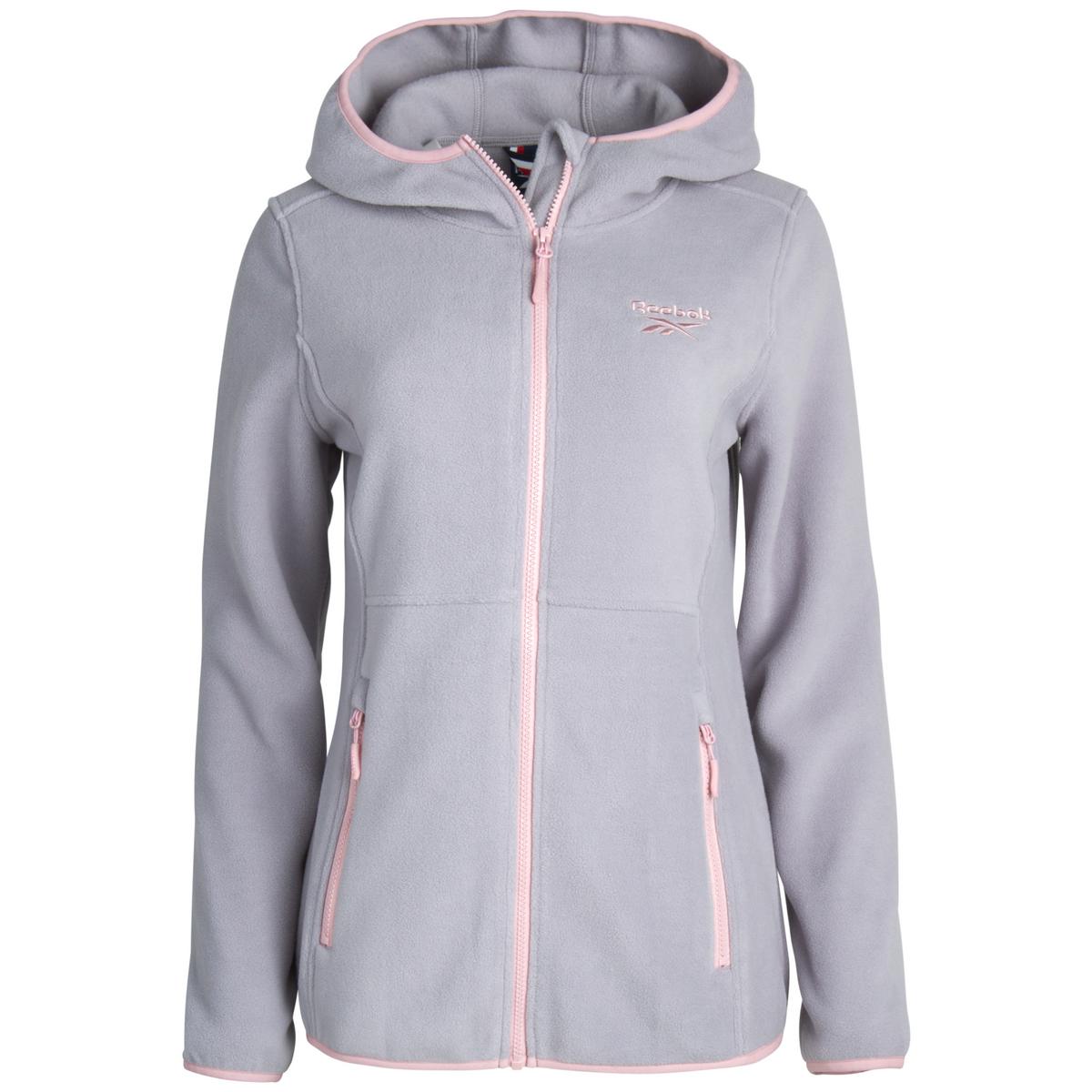 Reebok Womens Fleece Lightweight Outerwear Fleece Jacket Coat BHFO 7718