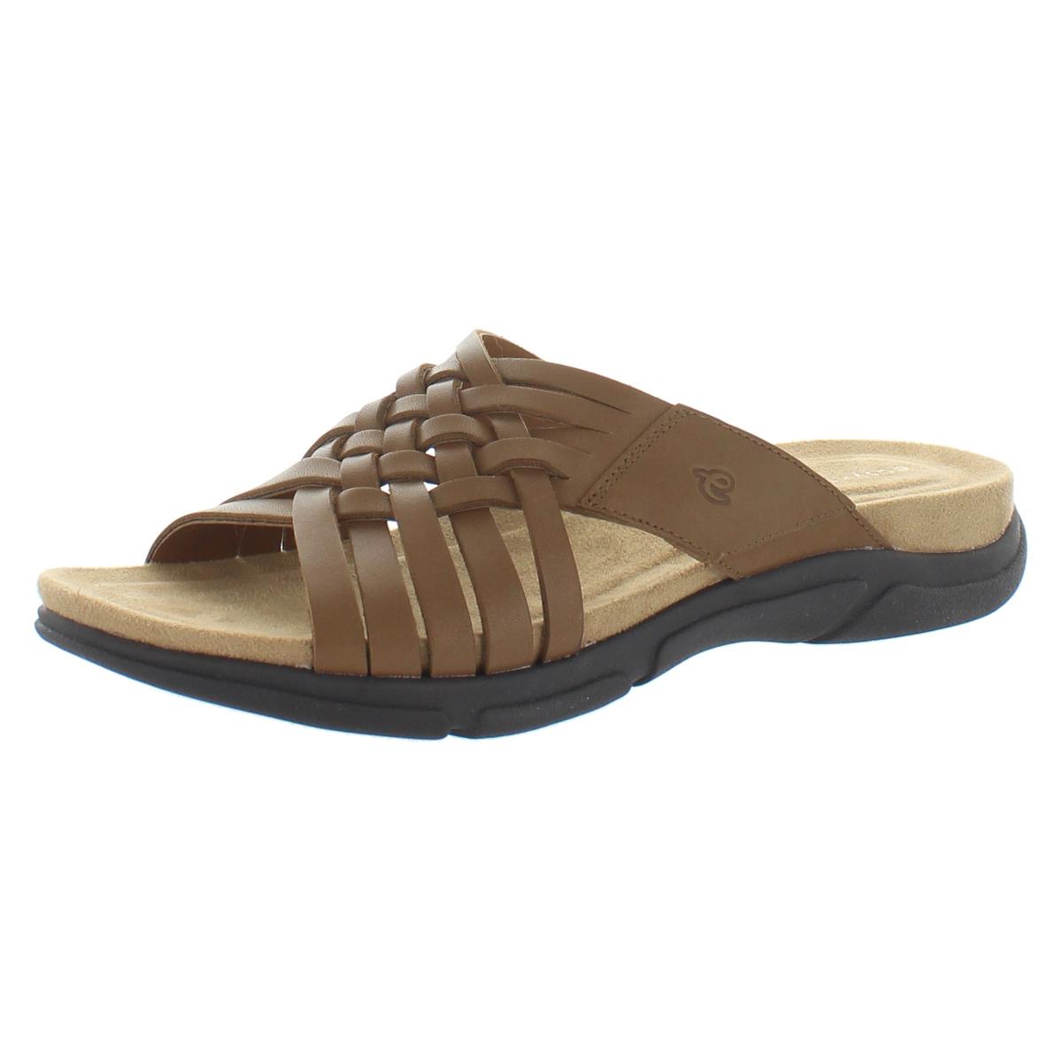 Easy Spirit Womens Meadow Leather Slip On Huarache Sandals Shoes BHFO 2294 - Picture 4 of 5