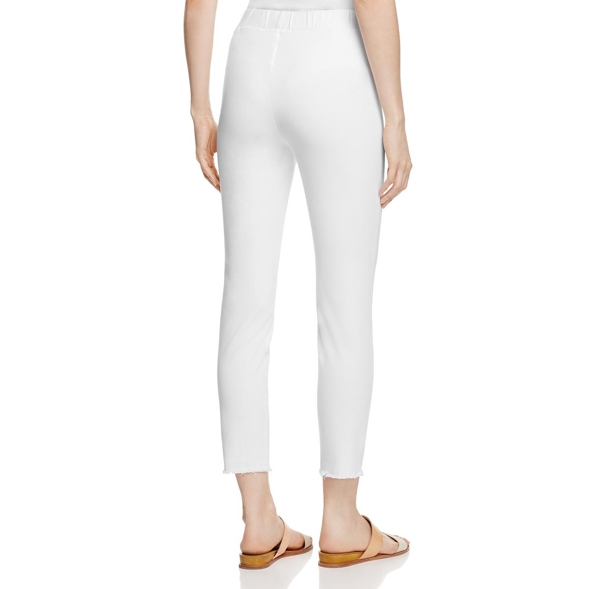 white twill pants