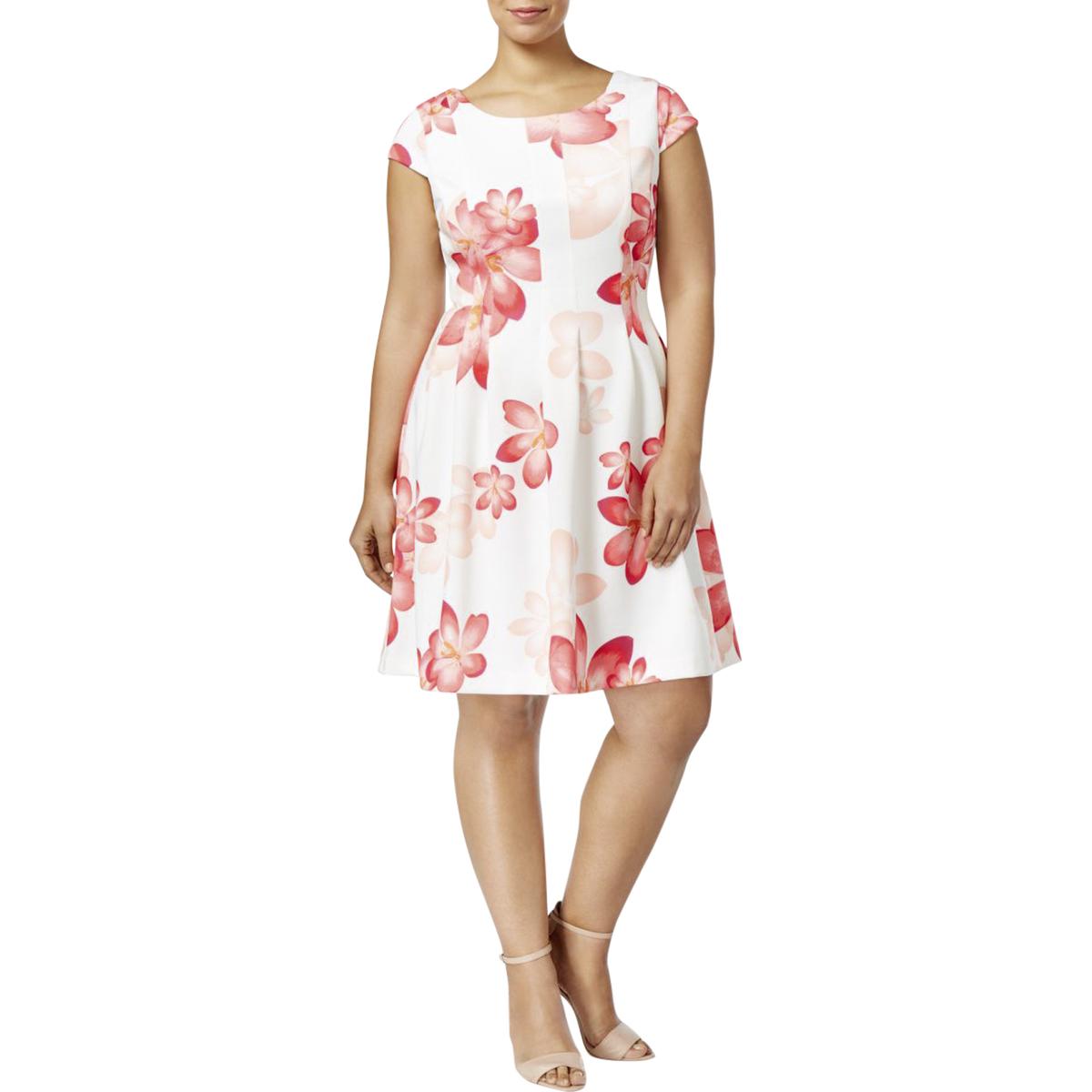 calvin klein floral shirtdress